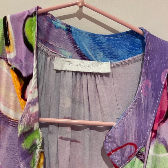 Fun print maxi dress M - Picture 3 of 6